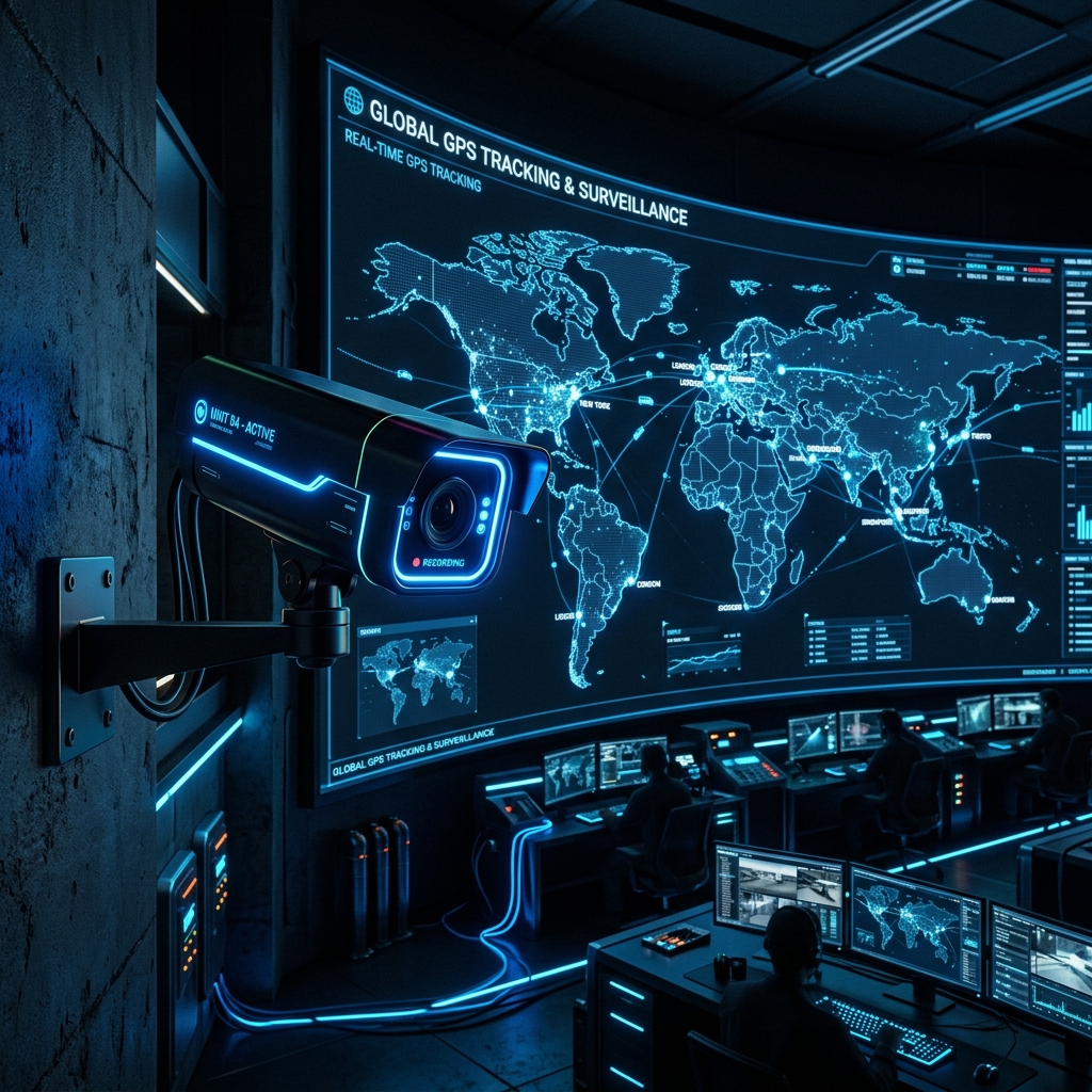 High Tech Security Background